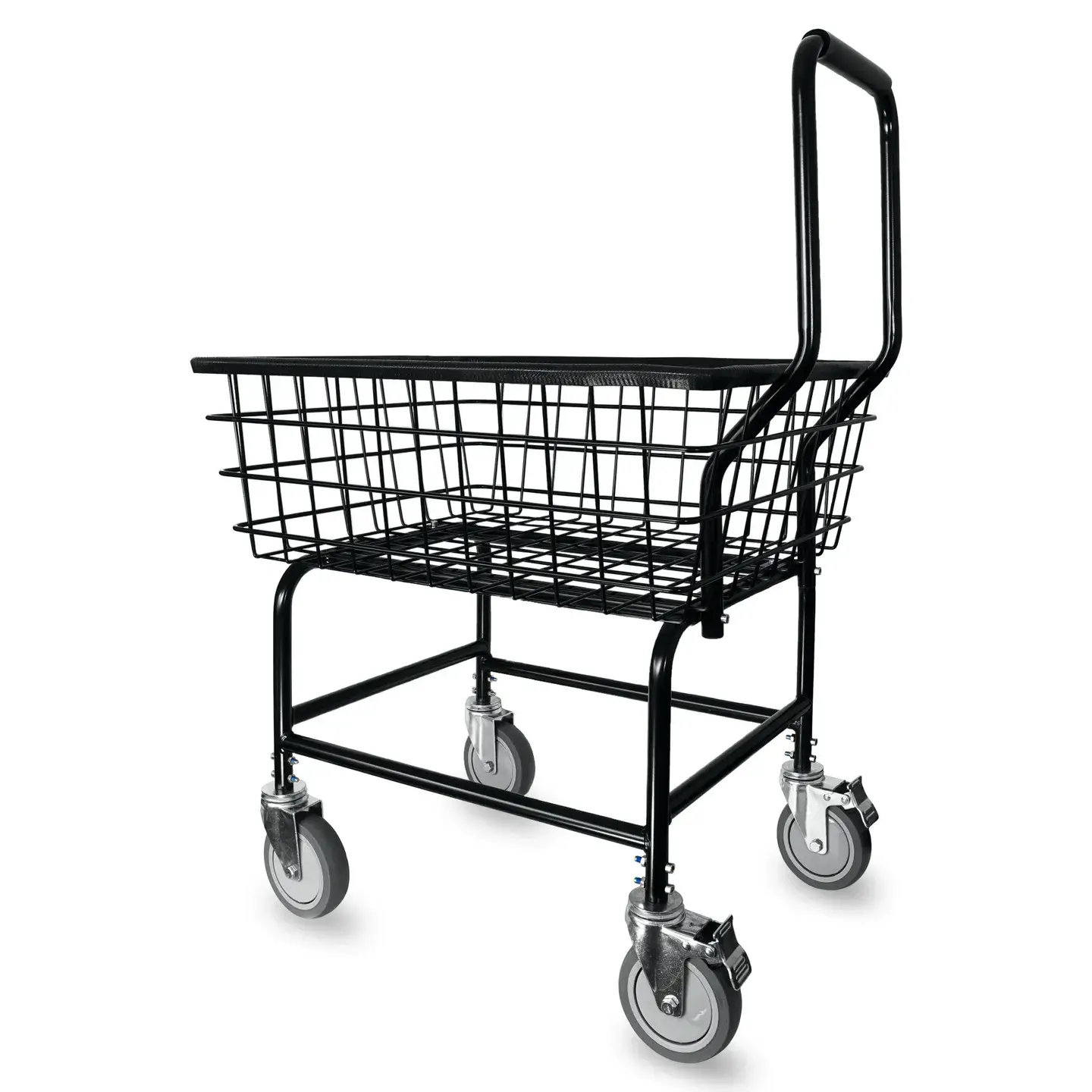 LVP Work Horse Commercial Cart – Black Vinyl, Rustproof, Multiple Sizes - Image 2